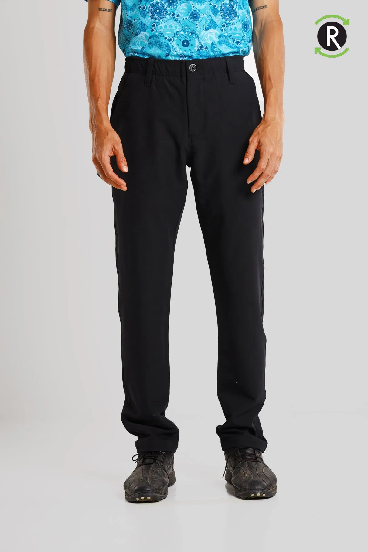 Activewear Long Pants in Black Beauty