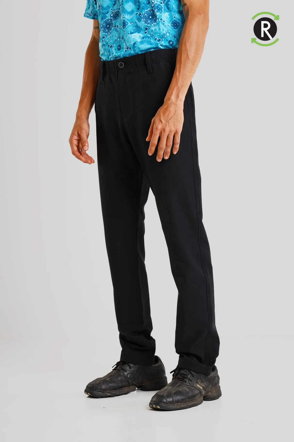 Activewear Long Pants in Black Beauty