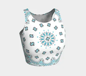 Bandana Print Crop Top