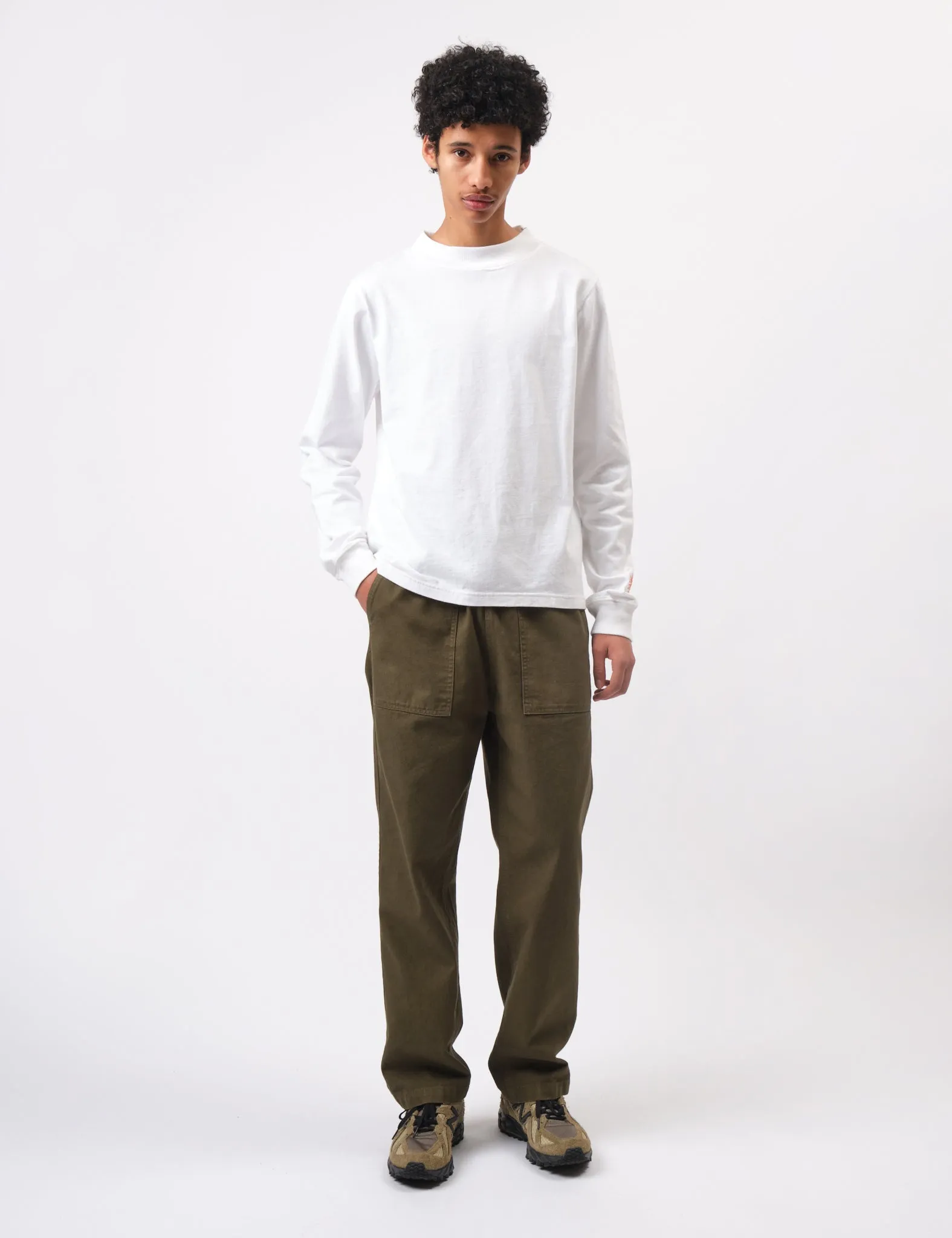 Bhode Fatigue Pant Canvas - Burnt Olive Green