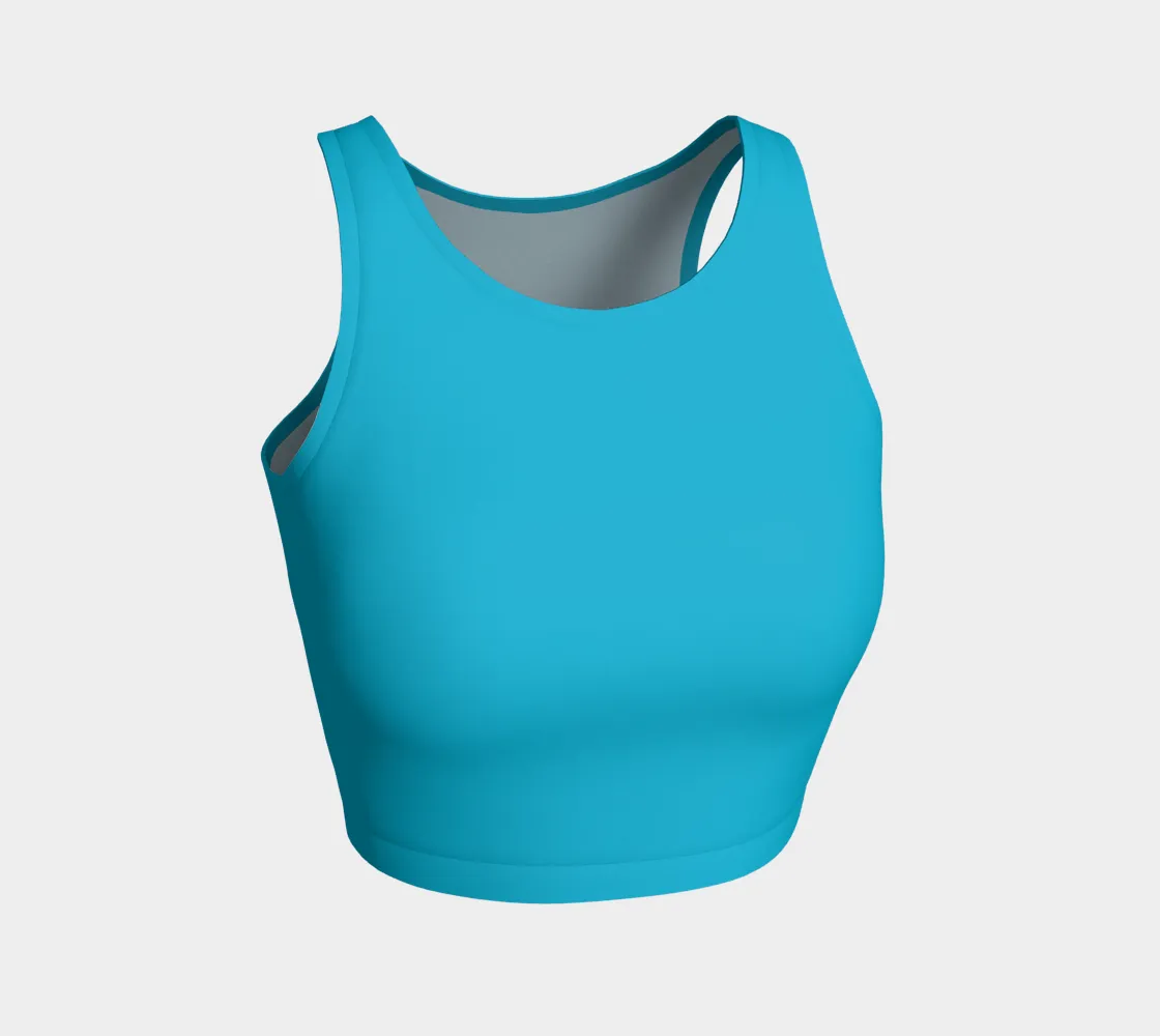 Blue Atoll Athletic Crop Top