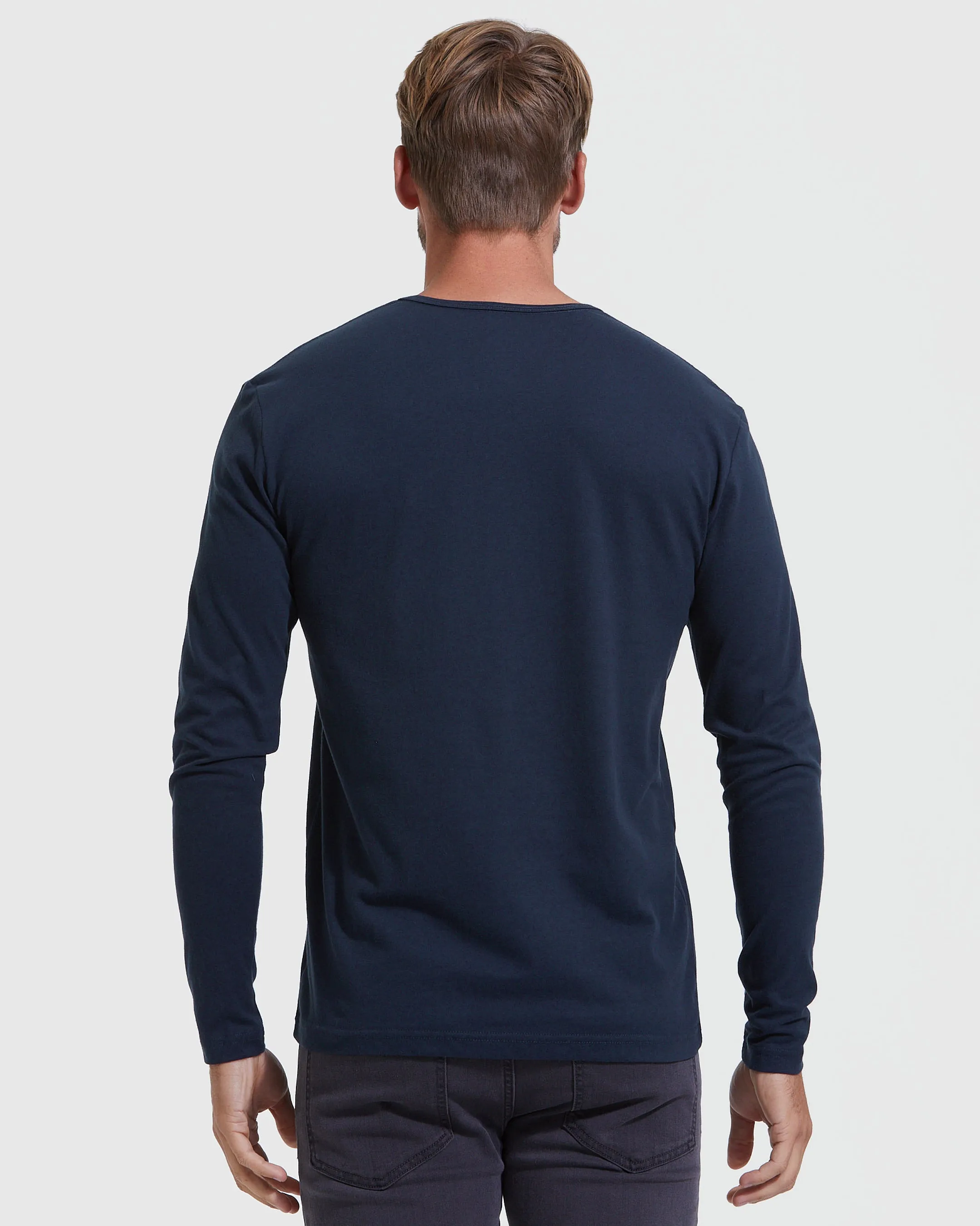 Blues Long Sleeve Henley 3-Pack