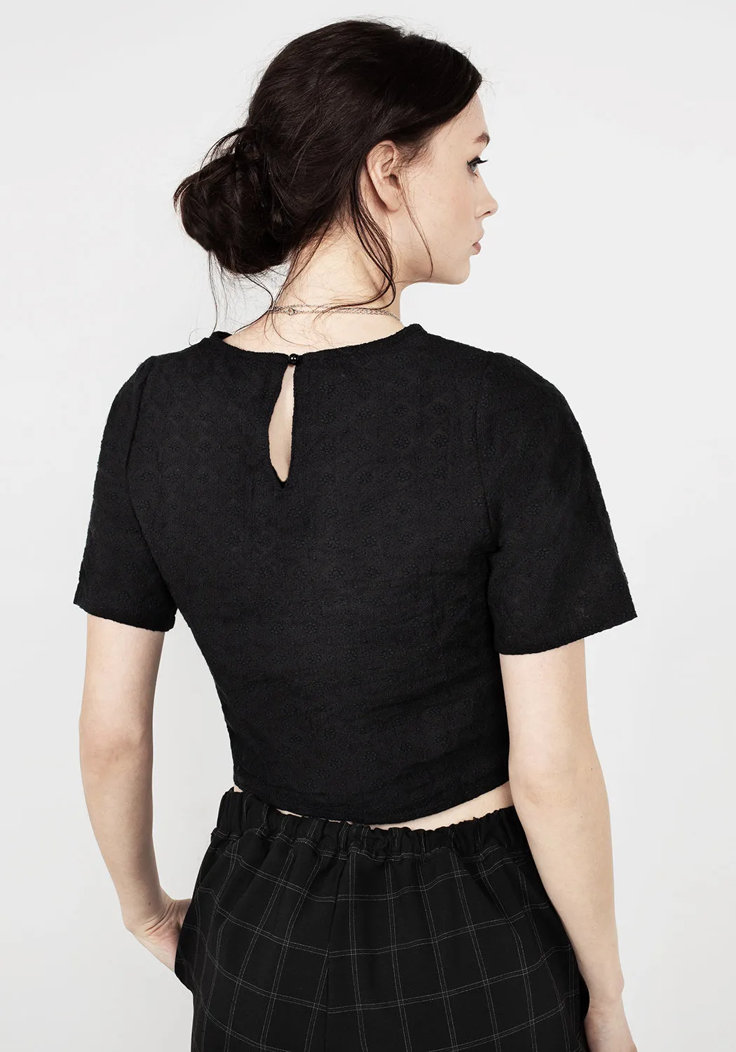 Broderie Boxy Fit Tee