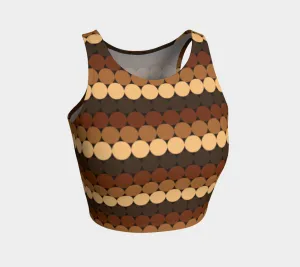 Caramel Athletic Crop Top