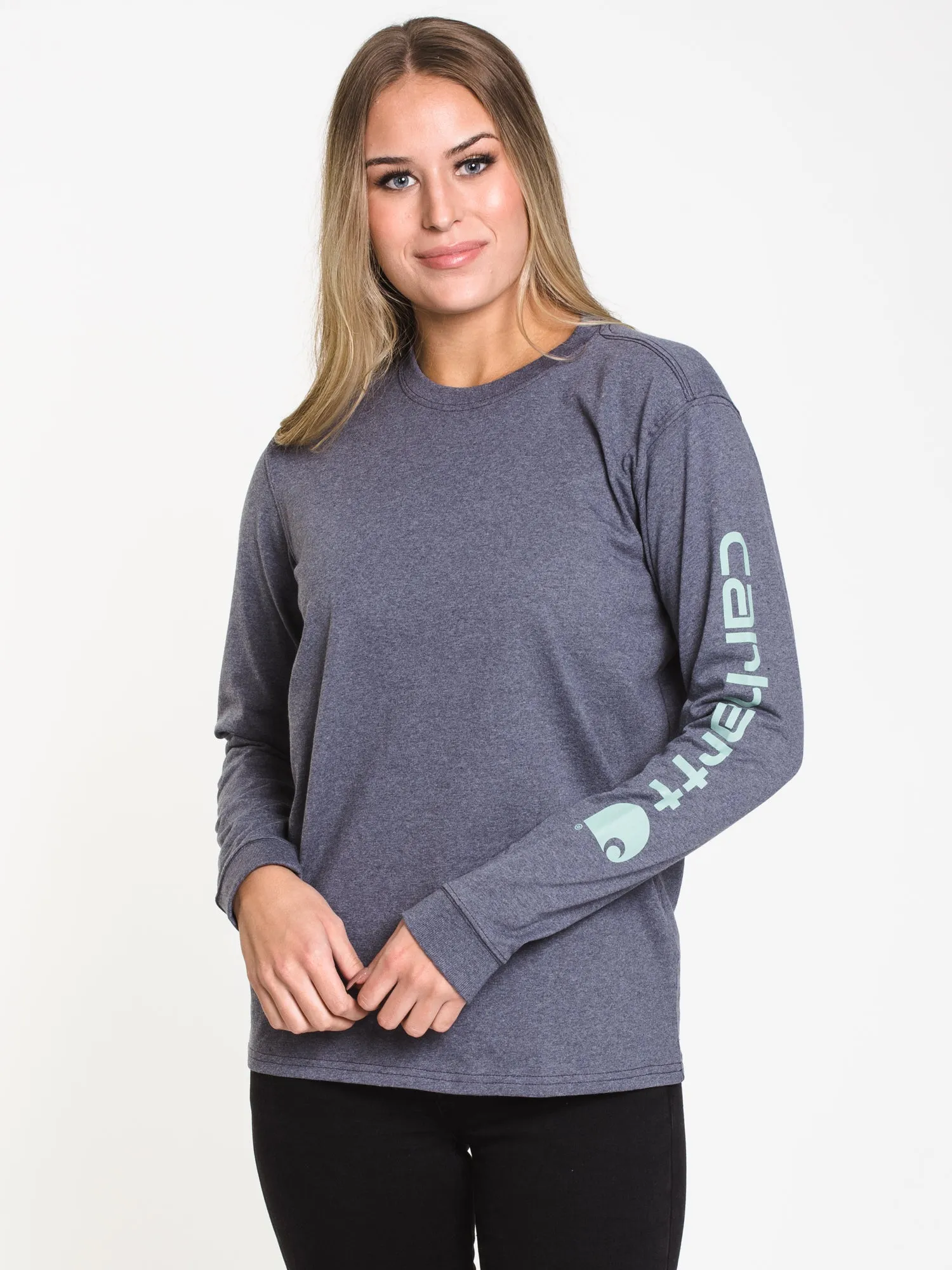 CARHARTT SLEEVE LOGO LONG SLEEVE T-SHIRT - CLEARANCE