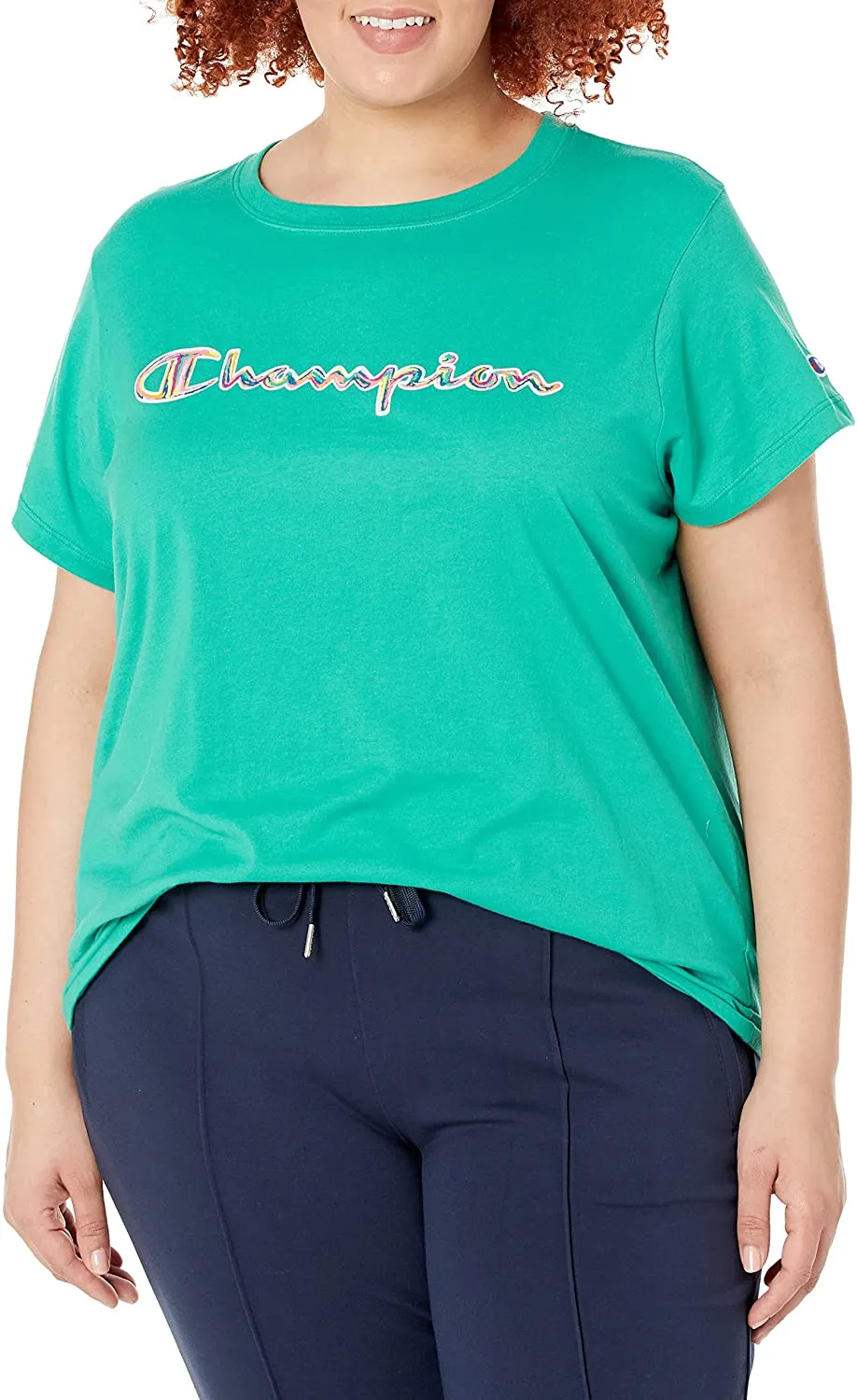 Champion Women's Classic Brush Script Logo T-Shirt