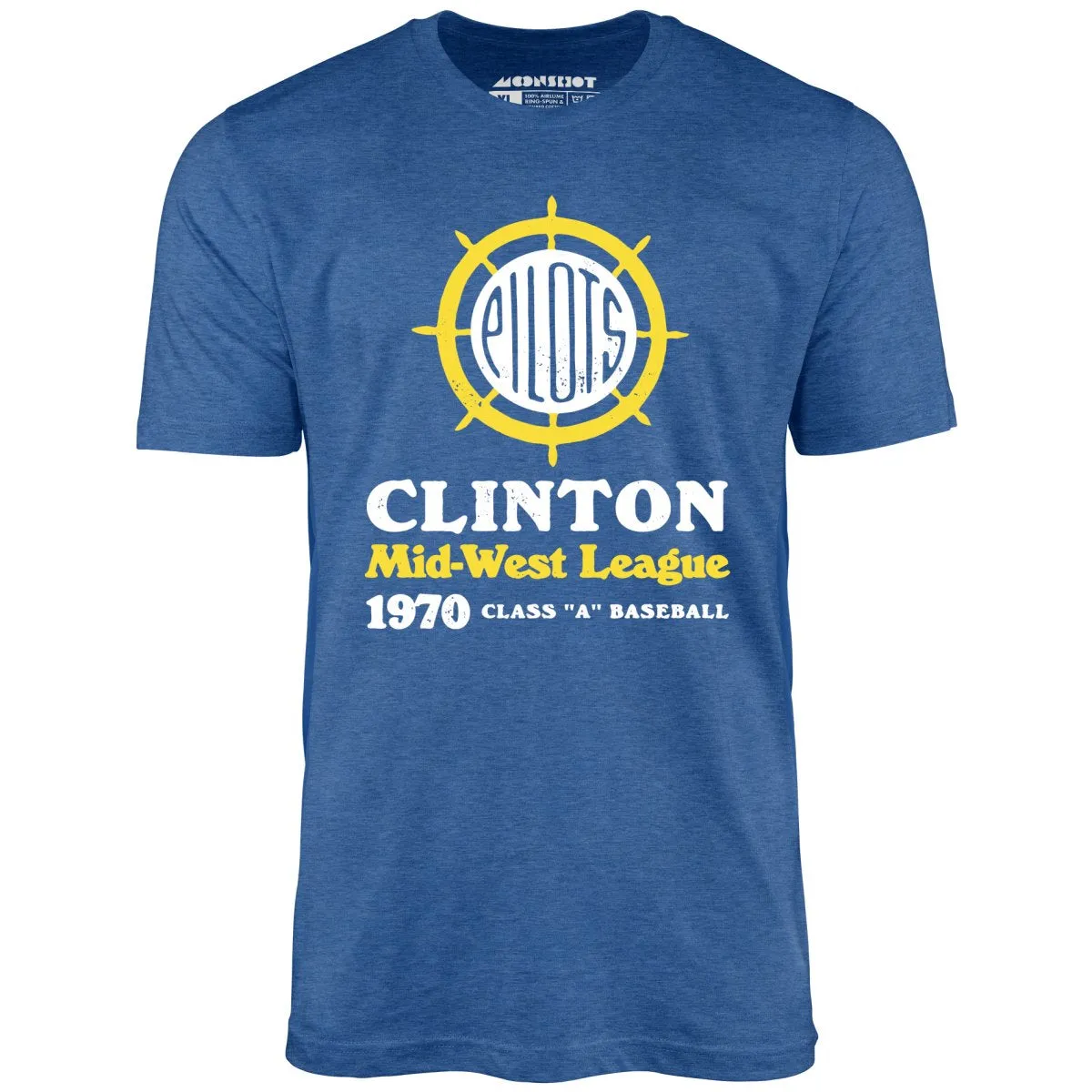 Clinton Pilots - Iowa - Vintage Defunct Baseball Teams - Unisex T-Shirt