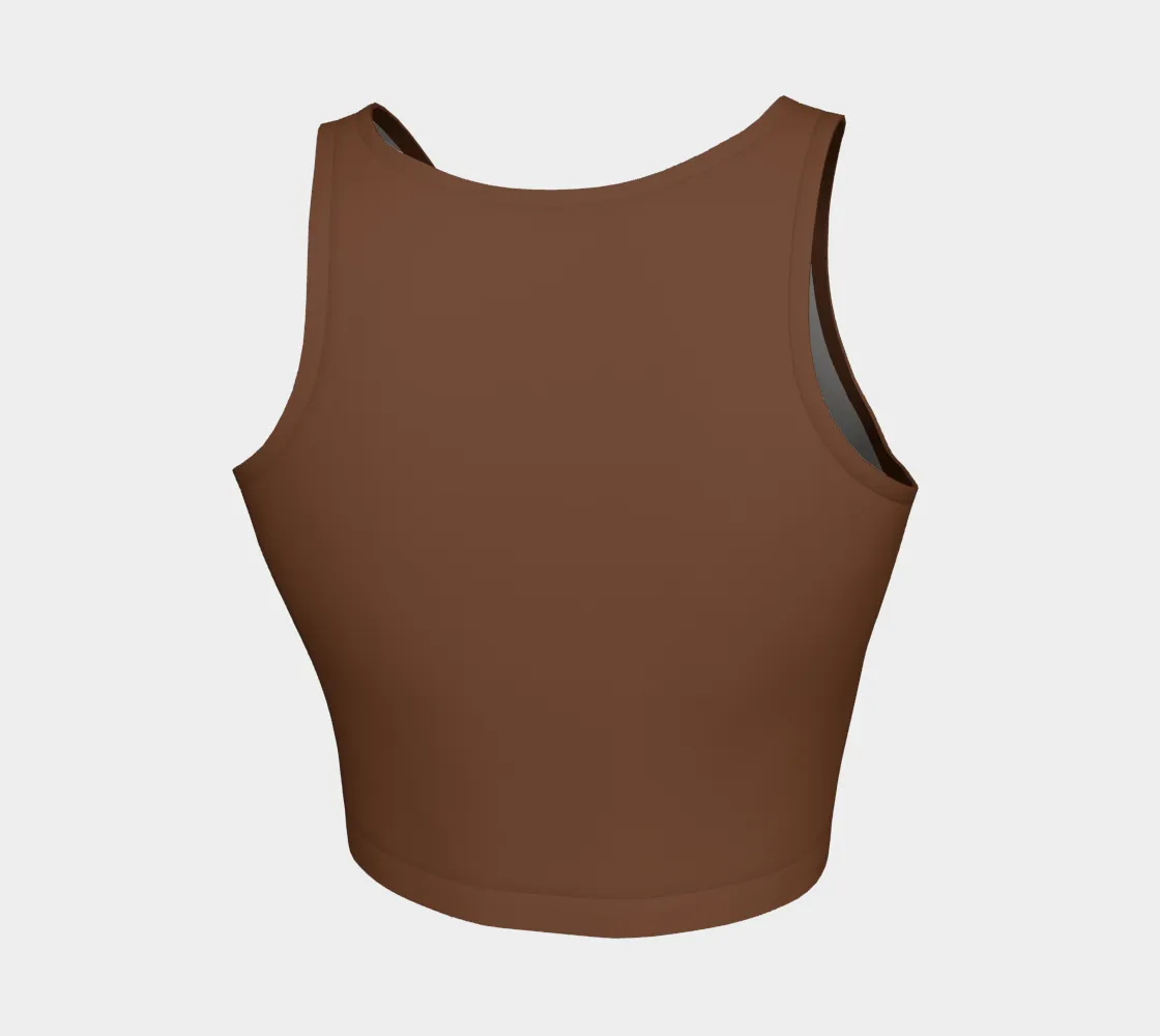 Earthtones Athletic Crop Top