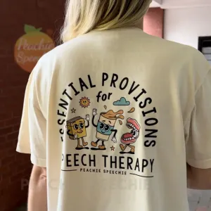 Essential Provisions for Speech Therapy Comfort Colors Boxy Tee