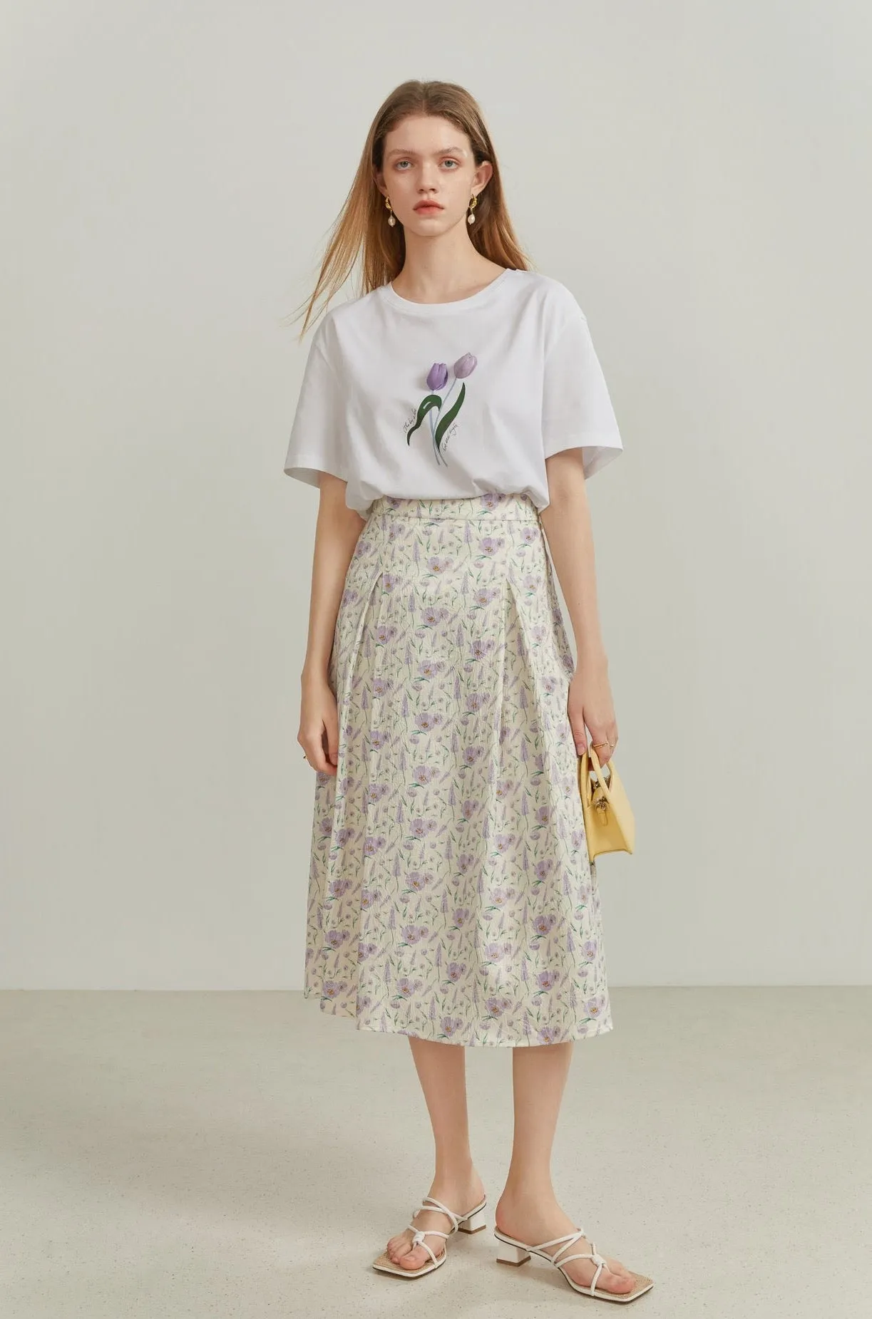 Fansilanen | Lida Floral Flare Skirt