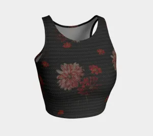 Floral  Athletic Crop Top