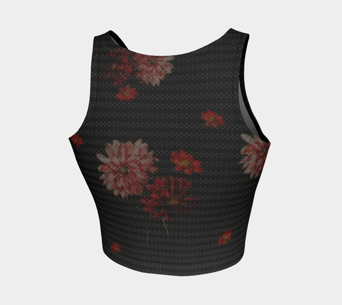 Floral  Athletic Crop Top