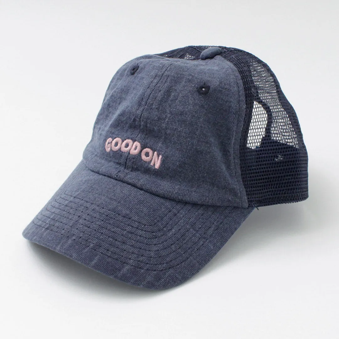 GOOD ON / TEE mesh cap GOOD ON embroidery