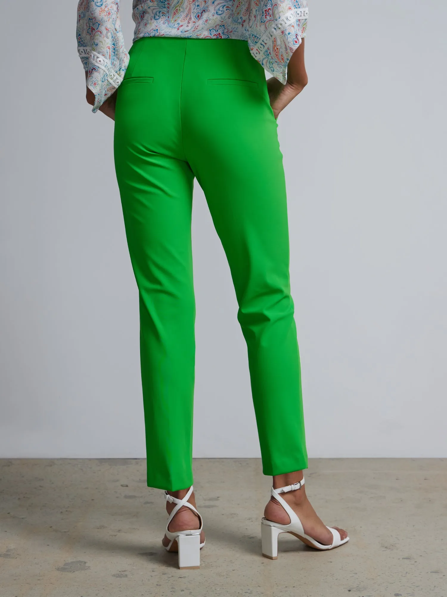 High Rise Ankle Length Pants