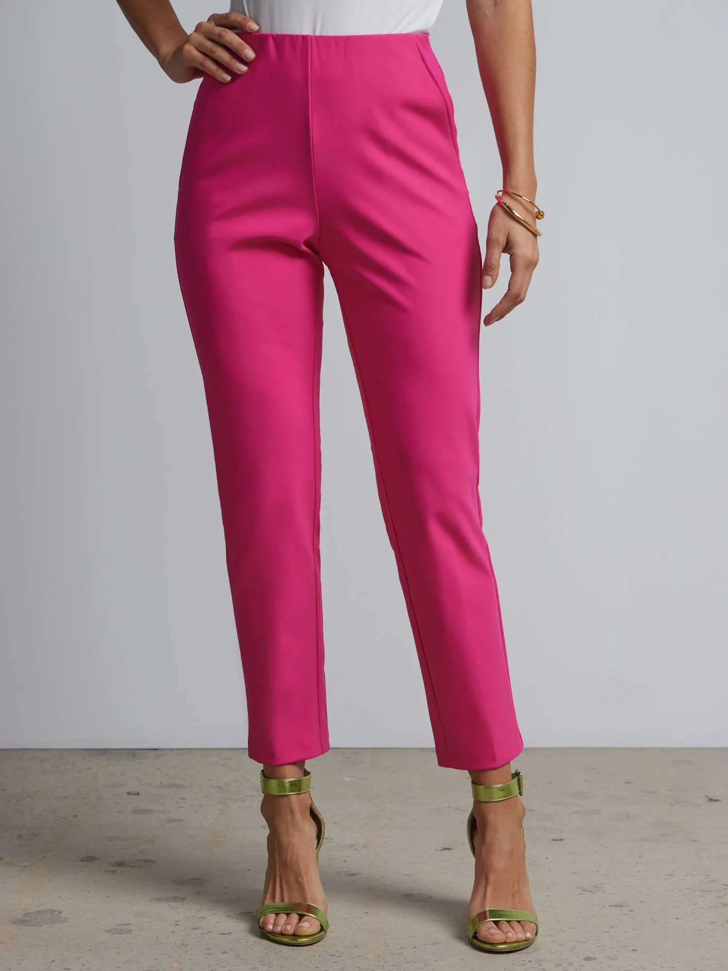 High Rise Ankle Length Pants