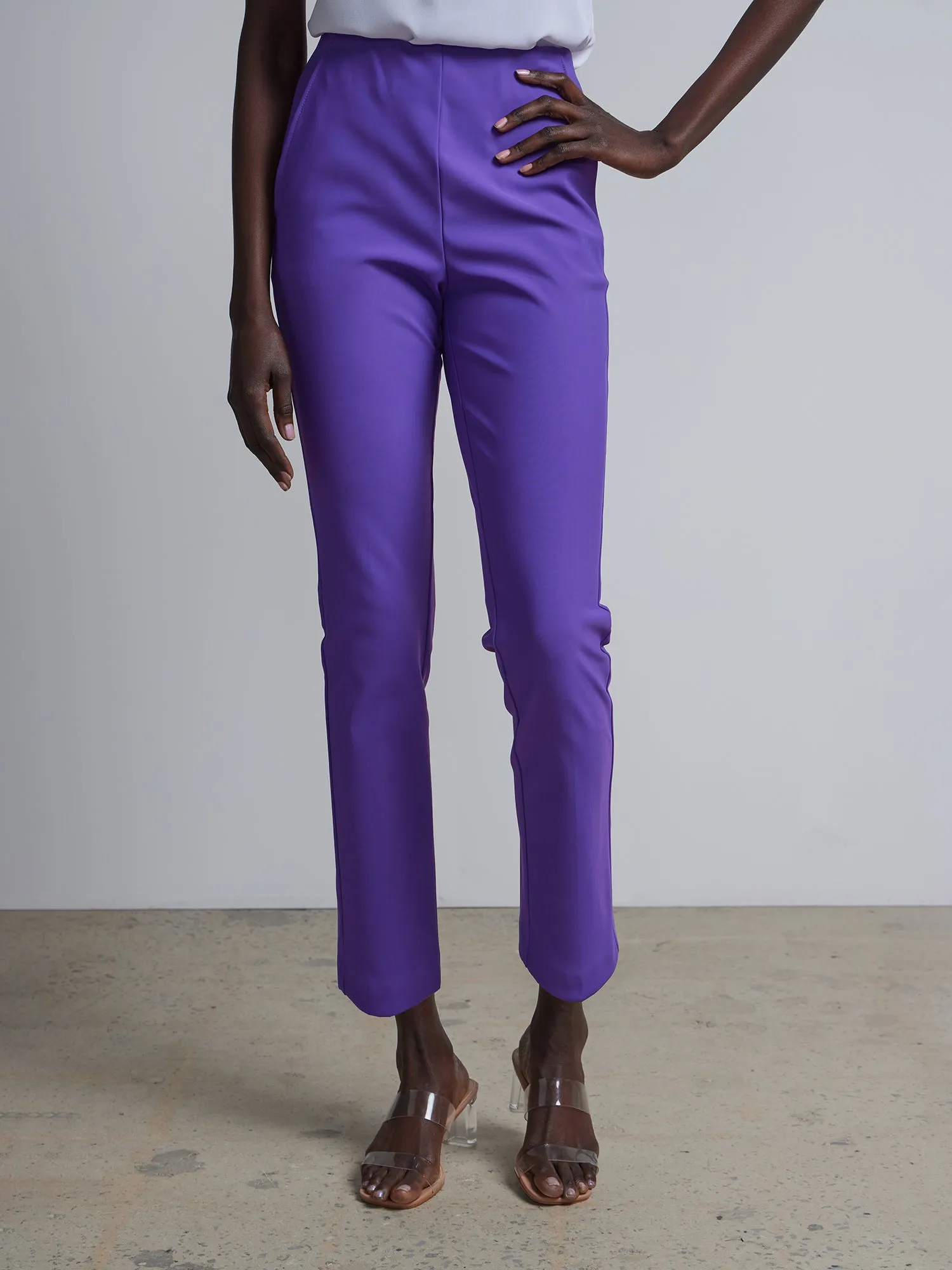 High Rise Ankle Length Pants