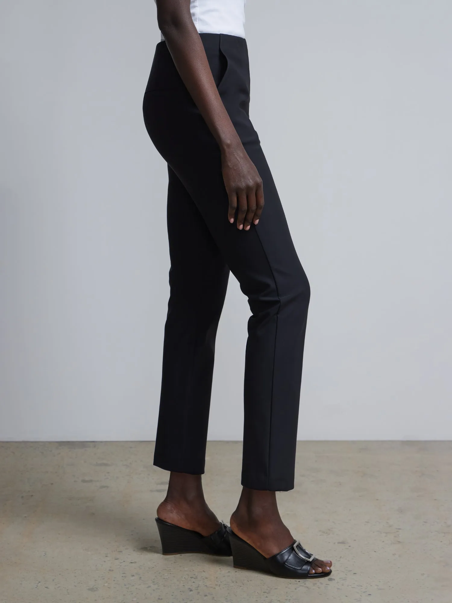 High Rise Ankle Length Pants