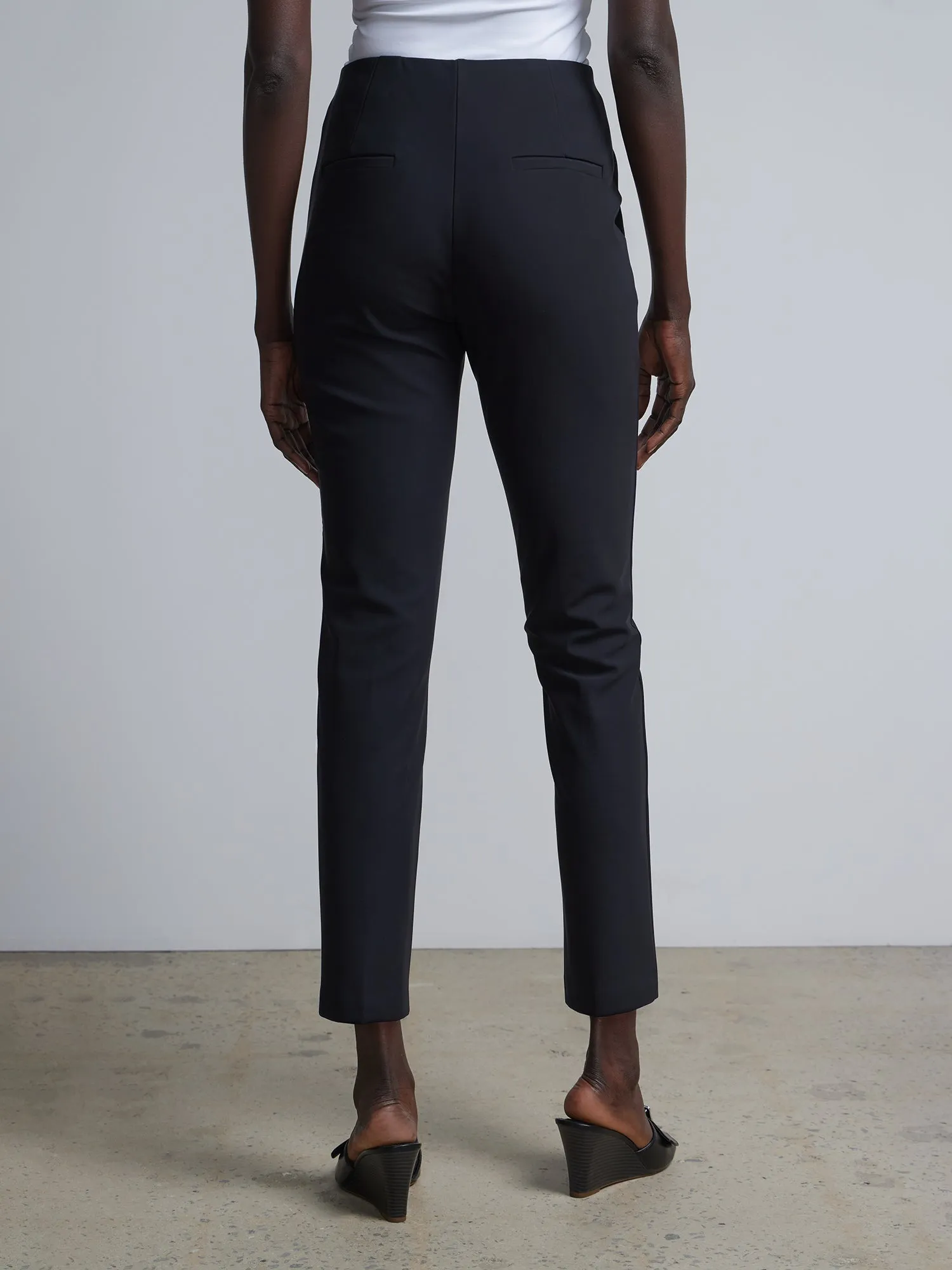 High Rise Ankle Length Pants