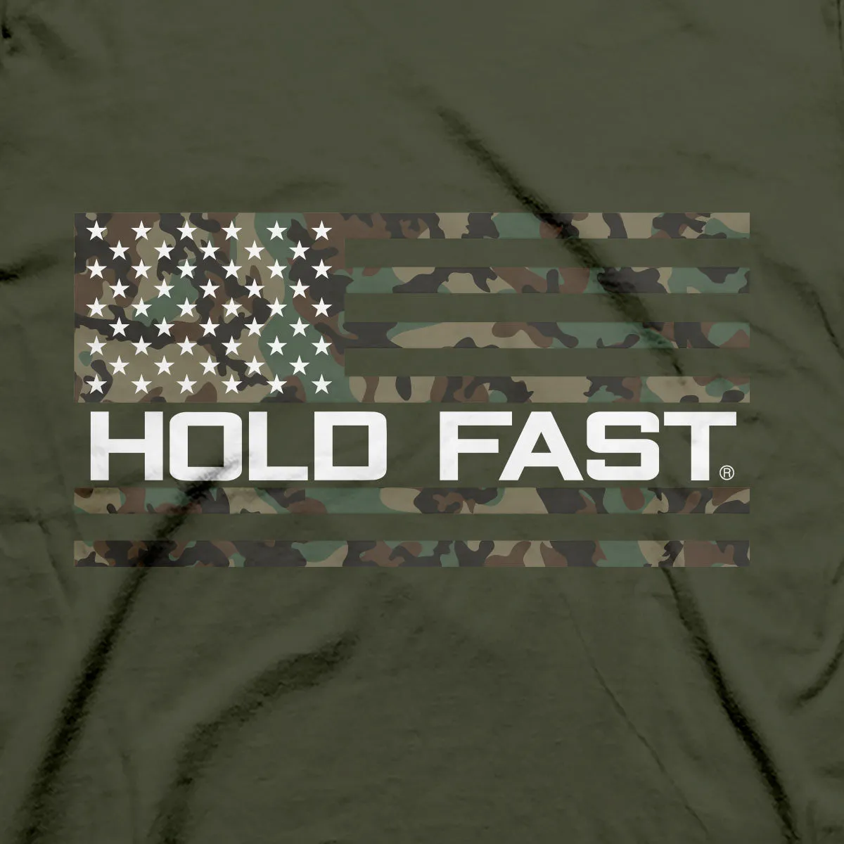 HOLD FAST Mens T-Shirt We The People Camo