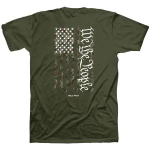 HOLD FAST Mens T-Shirt We The People Flag