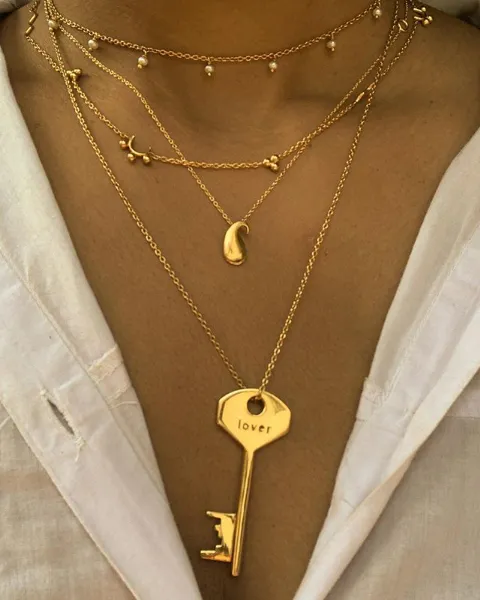 Homecoming Lover Key Necklace