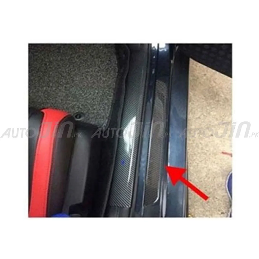 Honda Logo Carbon Fiber Sill Protector