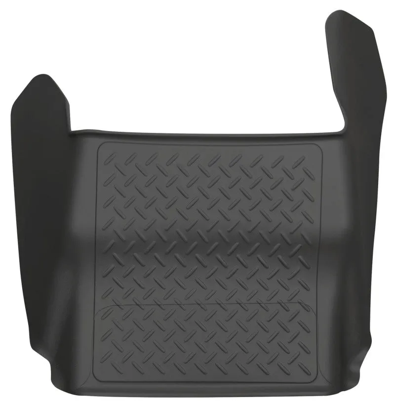 Husky Liners Center Hump Floor Liner Weatherbeater Plastic Black - Ford Fullsize Truck 2009-14