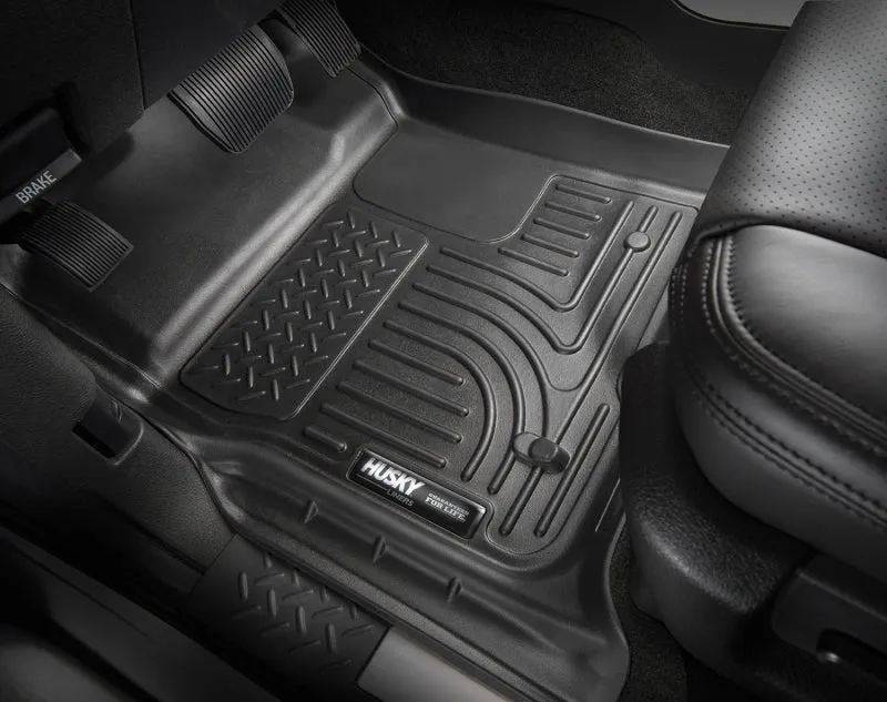 Husky Liners Weatherbeater 2nd Row Floor Liner - Black - Crew Cab - GM Fullsize Truck 2014-19 19241