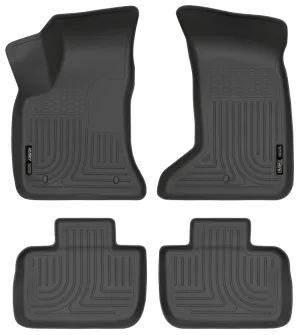 Husky Liners WeatherBeater Front / 2nd Row Floor Liner - Black - Chrysler 300 / Dodge Charger 2011-23