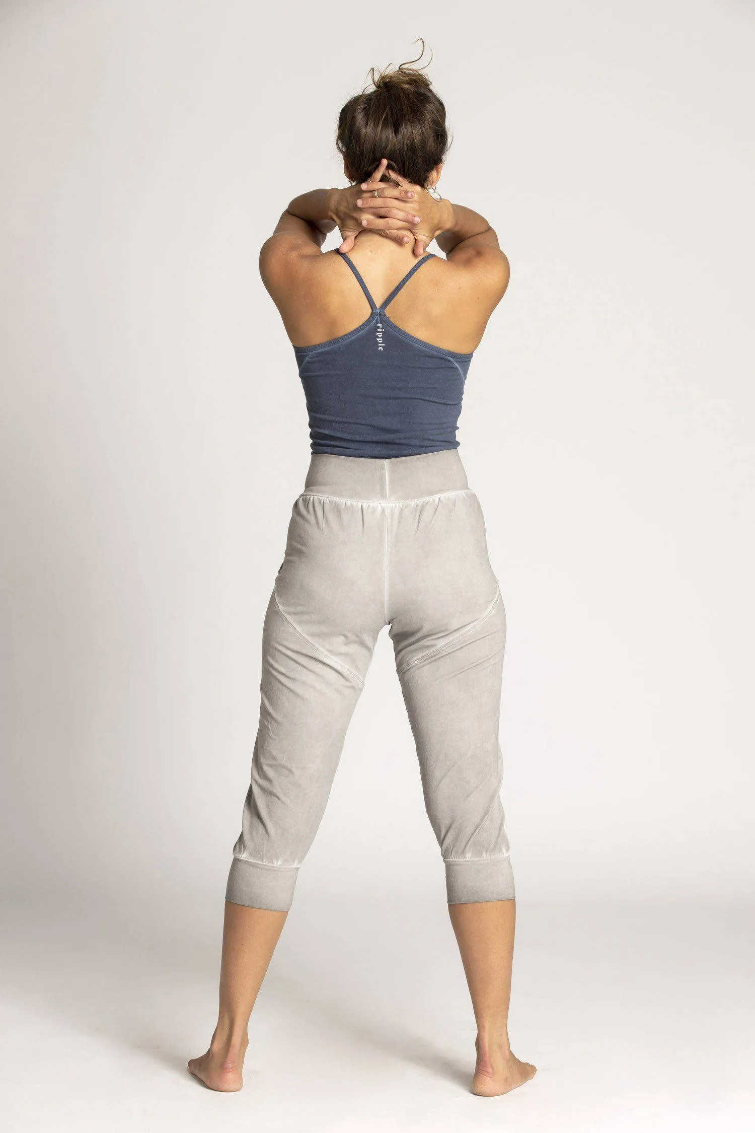 I'mPerfect Stonewash Slouchy Capri Pants 35%off