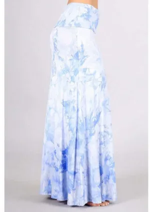 In the Clouds Soft Feel Maxi Skirt Made in USA