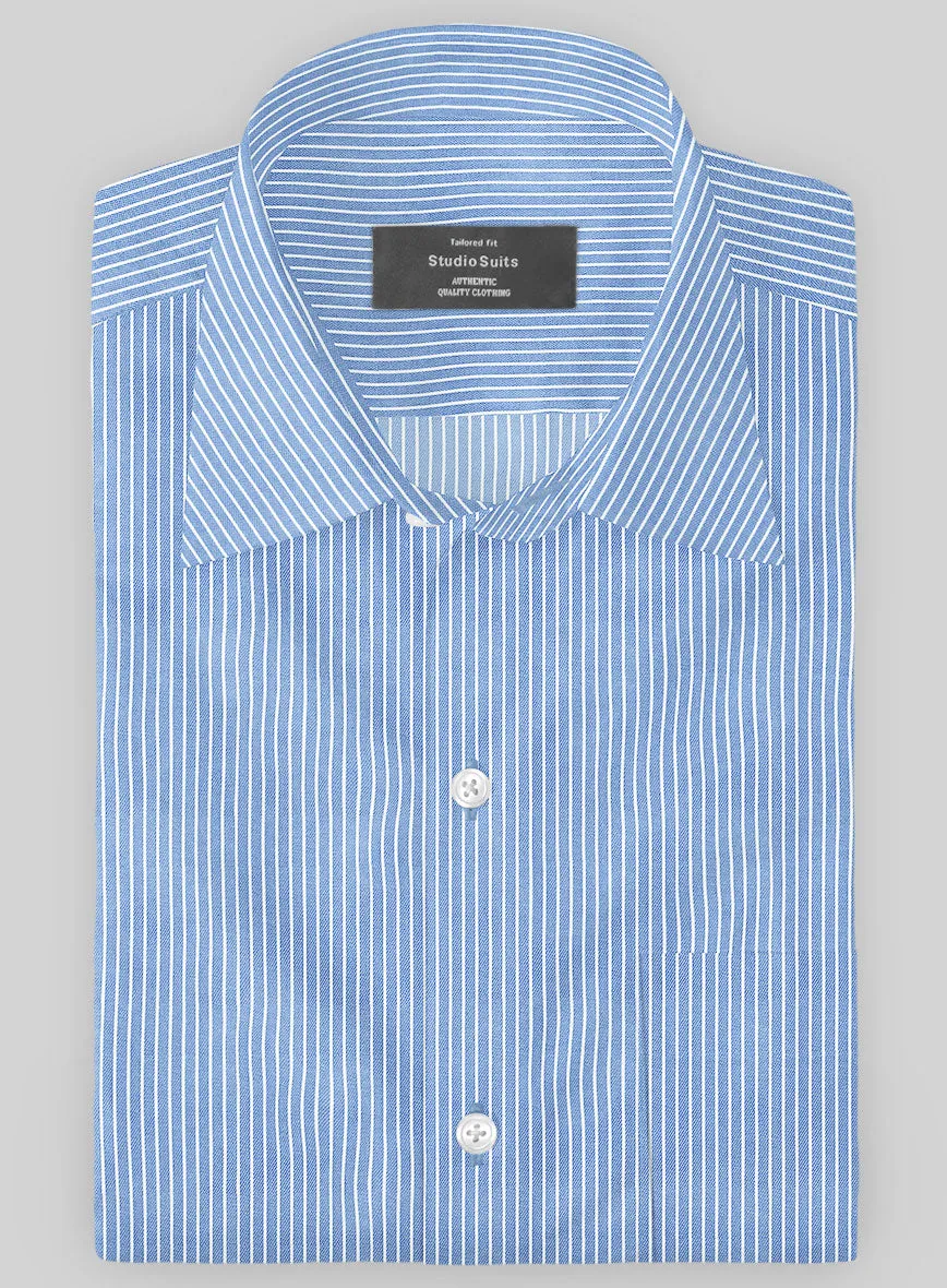 Italian Lombardo Jordy Blue Stripes Shirt