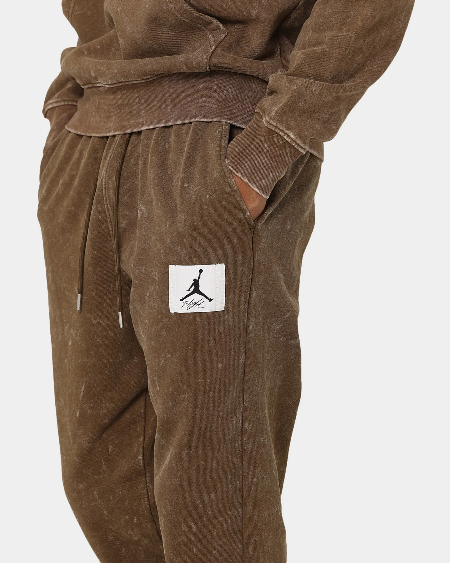 Jordan Essential Statement Washed Fleece Pants Light Olive