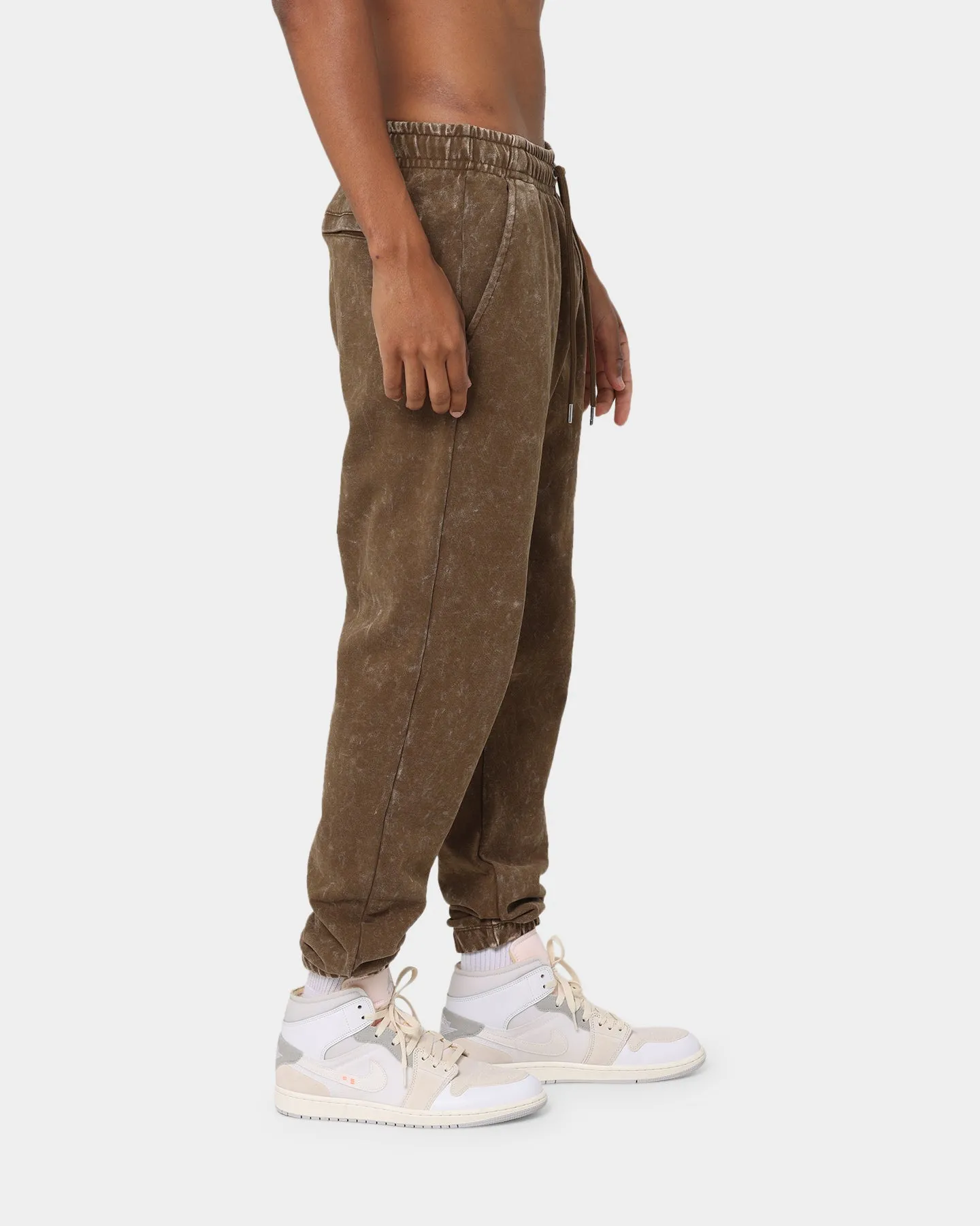 Jordan Essential Statement Washed Fleece Pants Light Olive