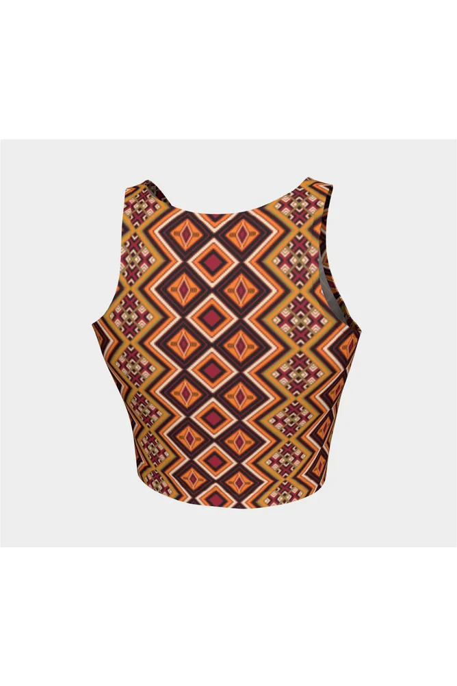 Kente Print Athletic Top