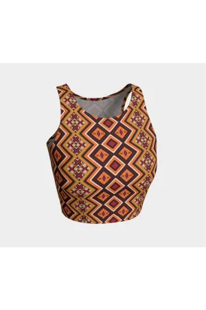 Kente Print Athletic Top