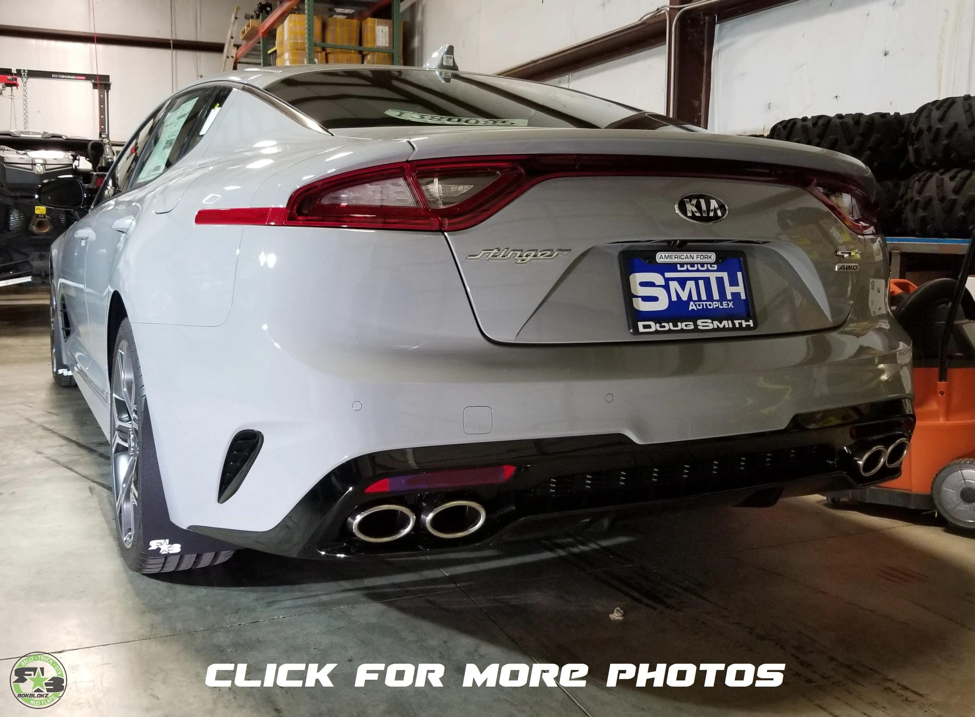 Kia Stinger 2018-2023 Splash Guards & Rally Style Mud Flaps