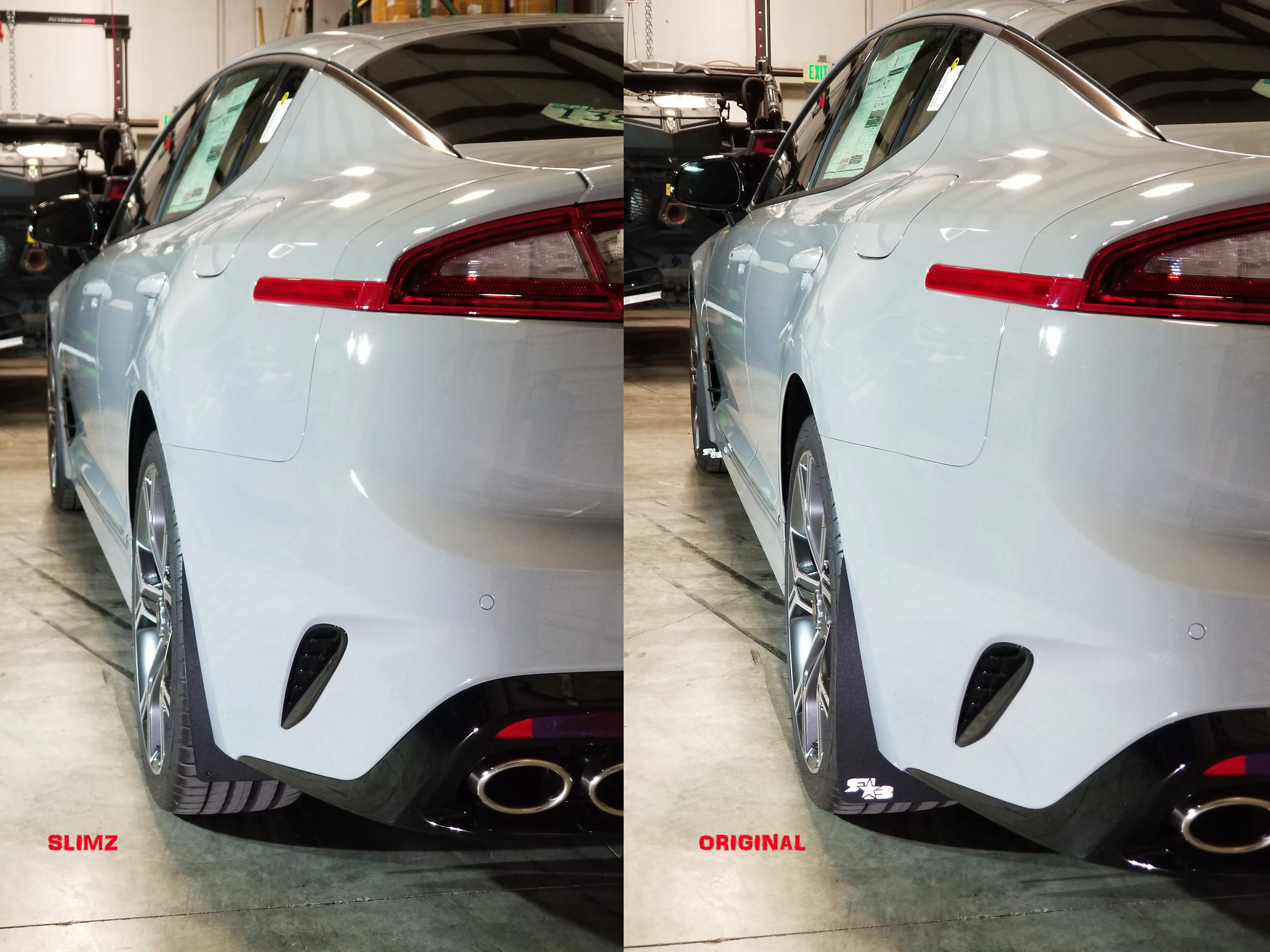 Kia Stinger 2018-2023 Splash Guards & Rally Style Mud Flaps