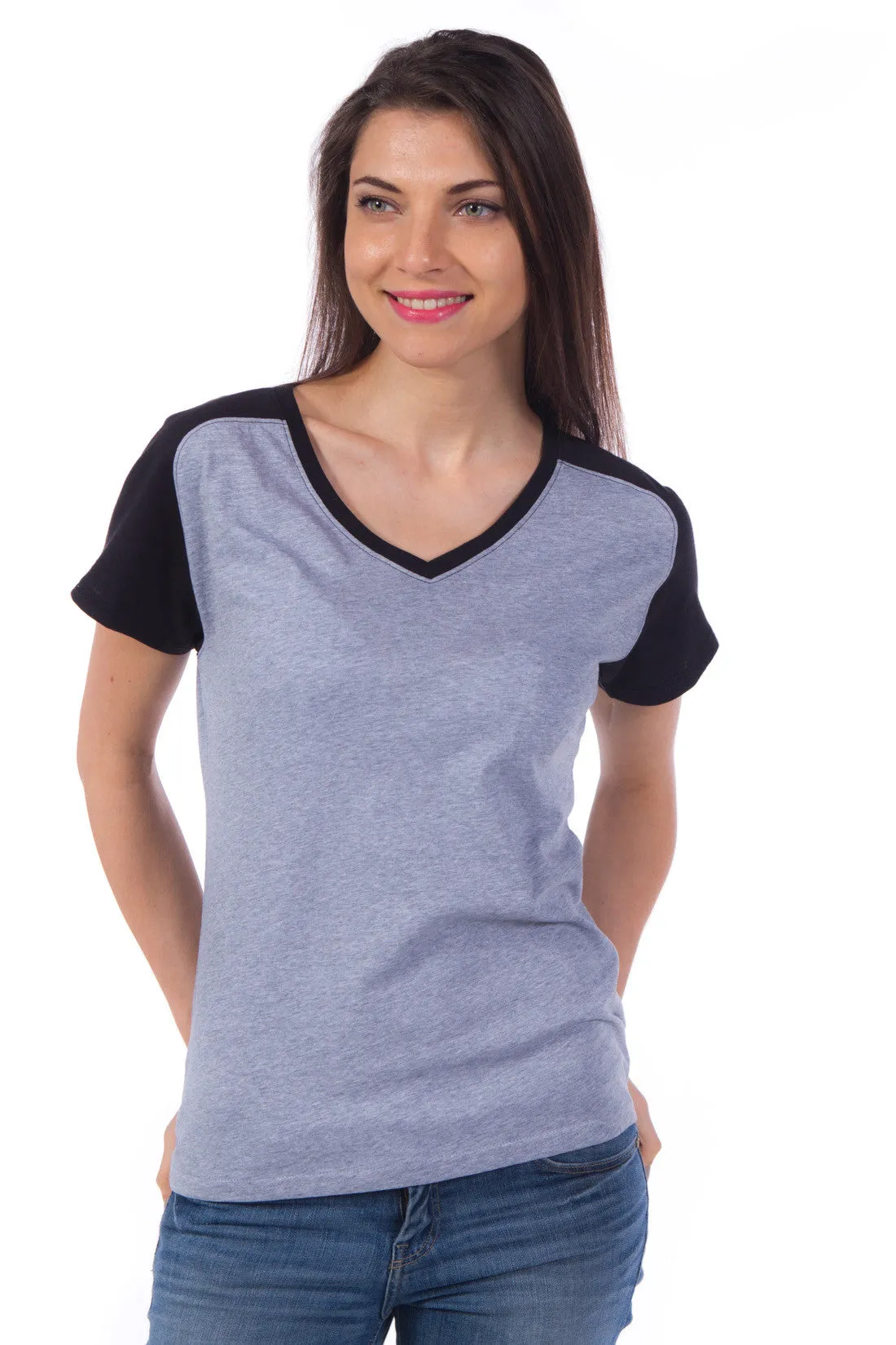 Kimberly | Women's Color Blocked V-neck