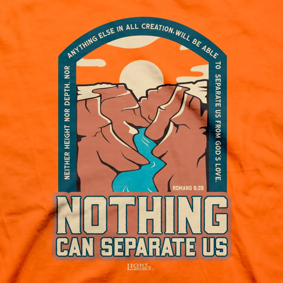 Light Source Mens T-Shirt Nothing Can Separate Us