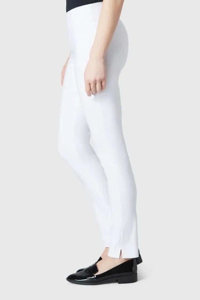 Lisette L Pant Style 805-02 White Solid Magical Lycra