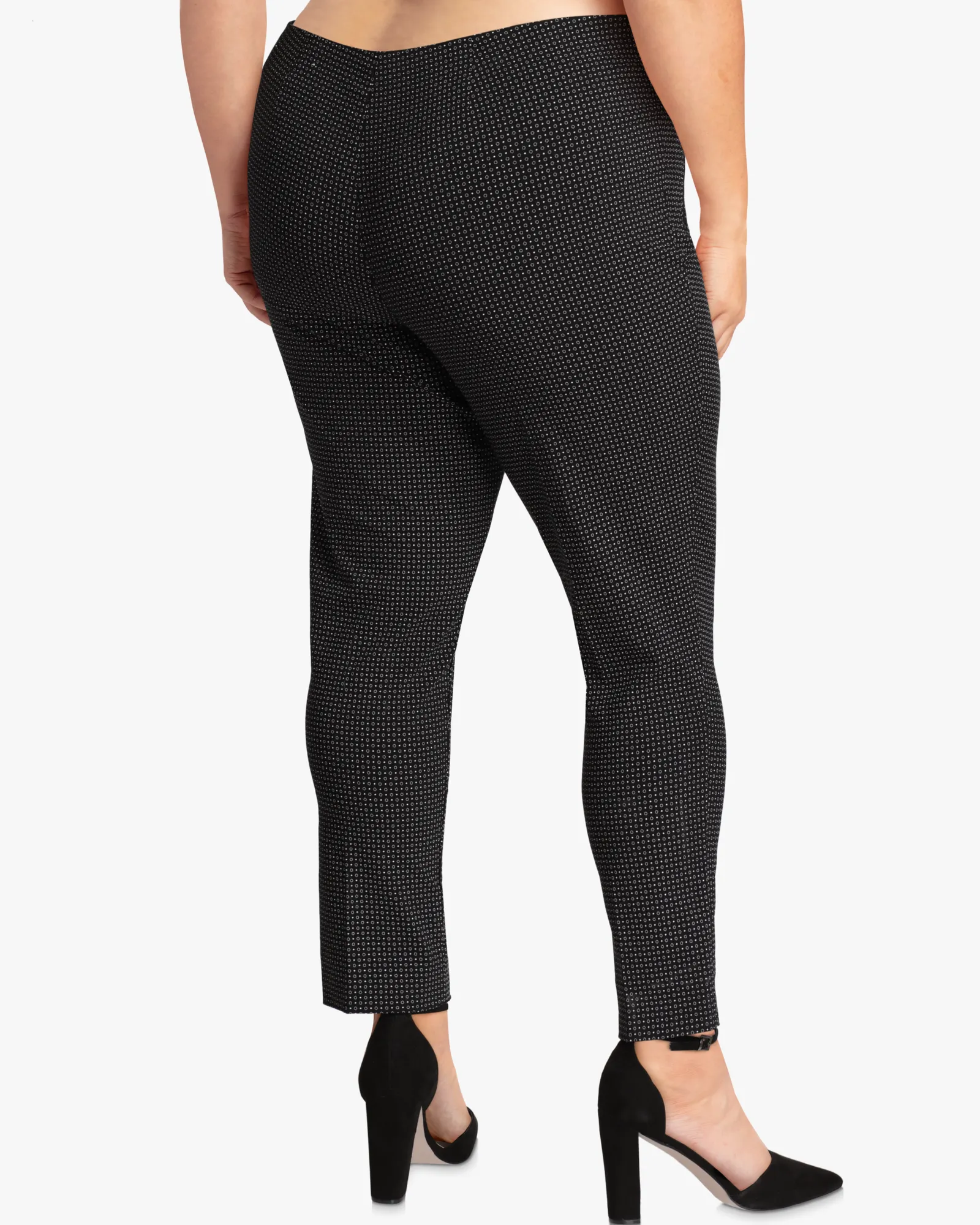 Madrid Pull-On Pants | Black / White