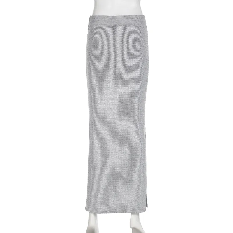 Makenna Knitted Maxi Skirt