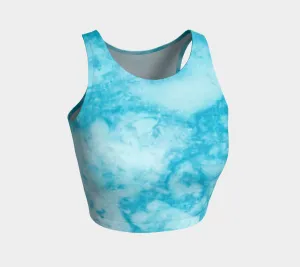 Marble Sky Athletic Crop Top