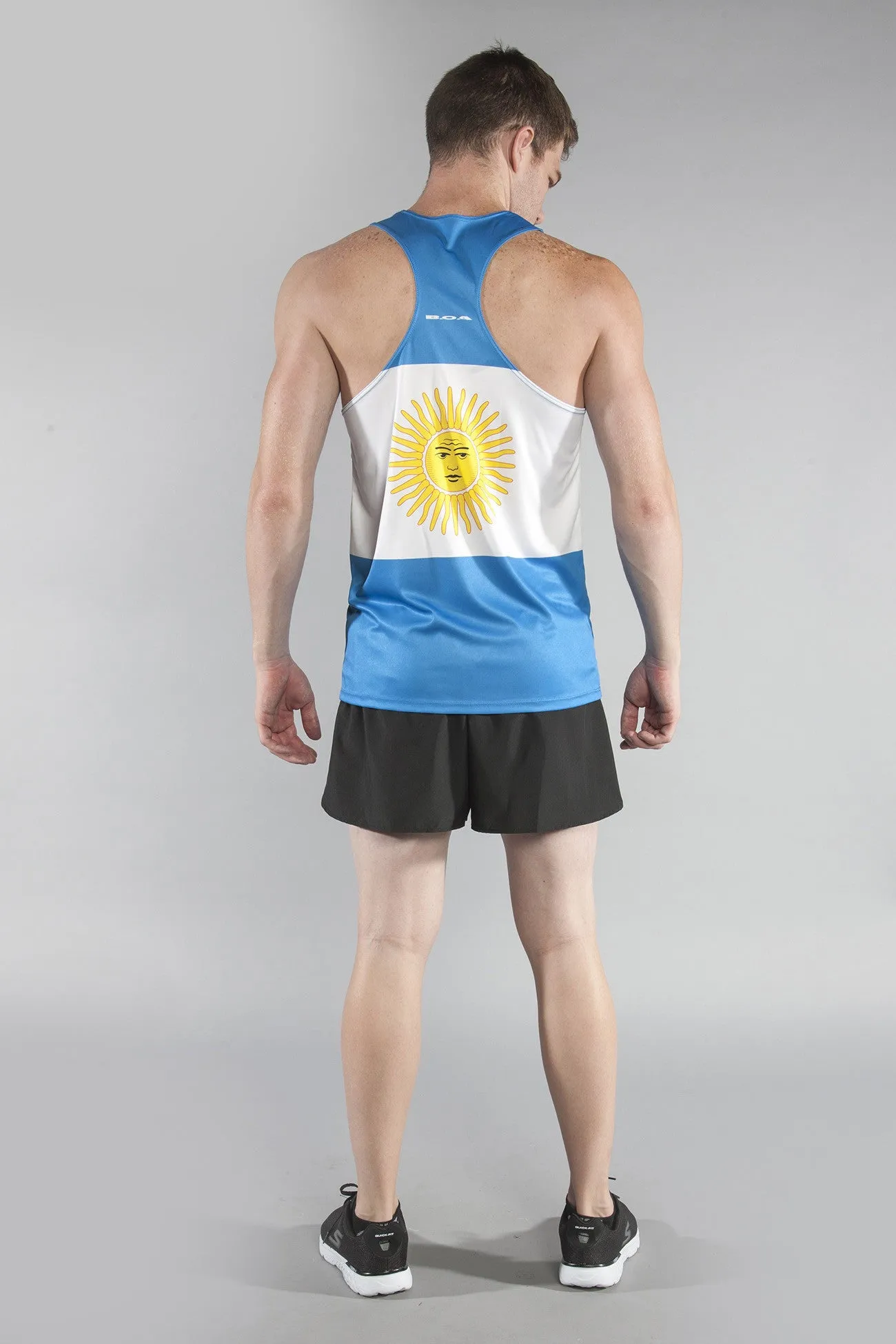 Men's Competitor Lite Printed Singlet [A-B] - Argentina