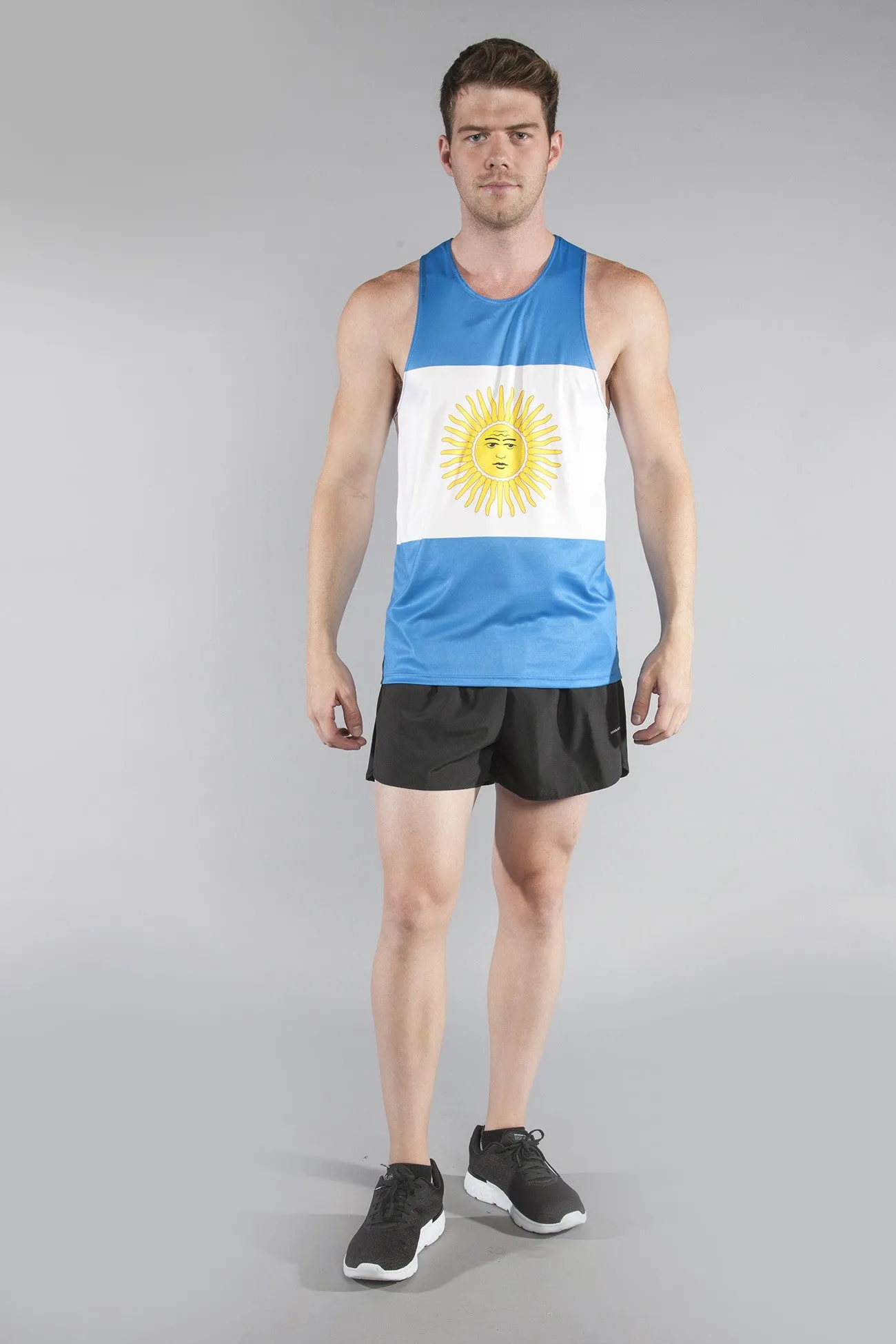 Men's Competitor Lite Printed Singlet [A-B] - Argentina