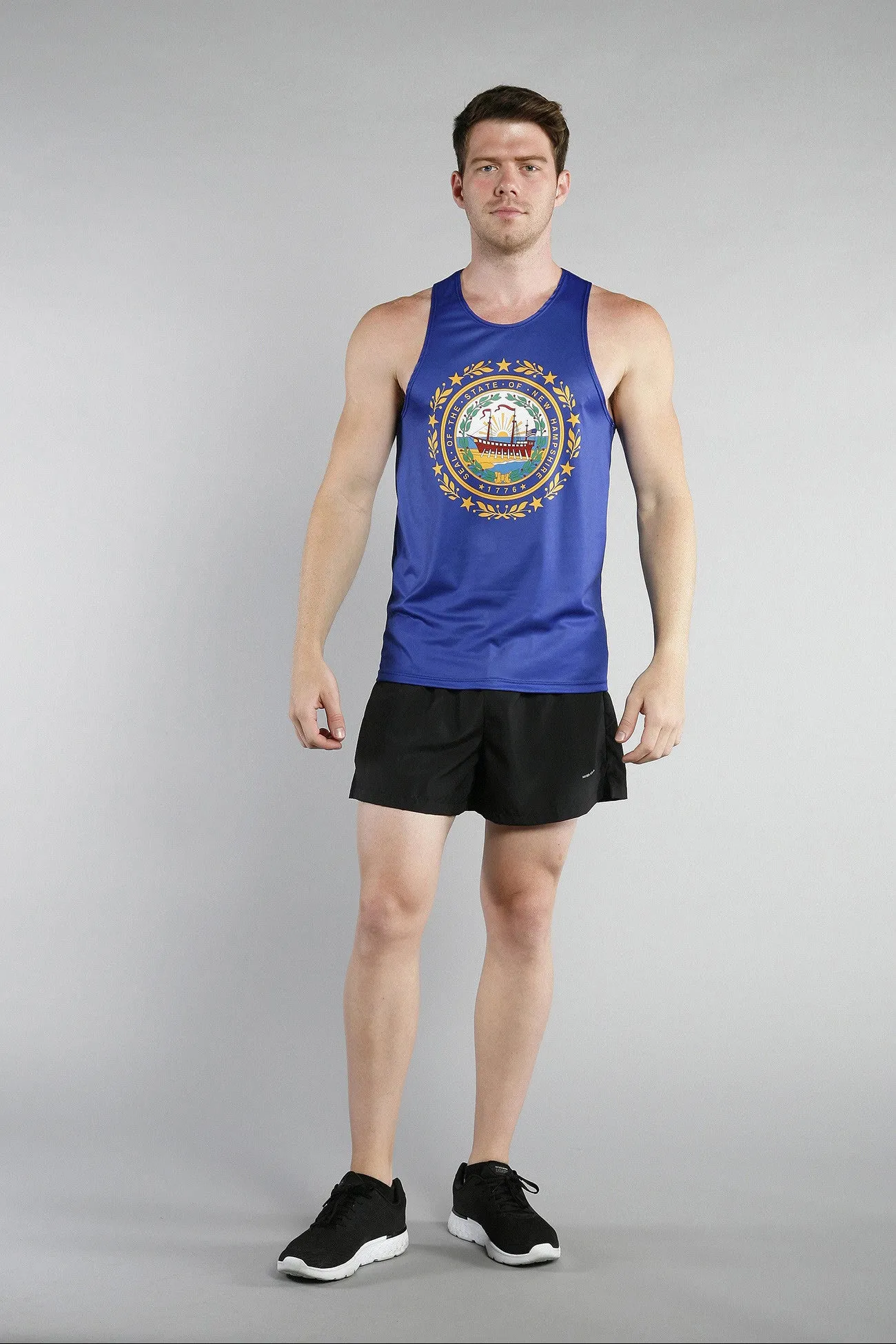 Men's Competitor Lite Printed Singlet [N] - New Hampshire