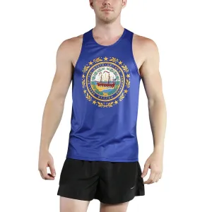 Men's Competitor Lite Printed Singlet [N] - New Hampshire