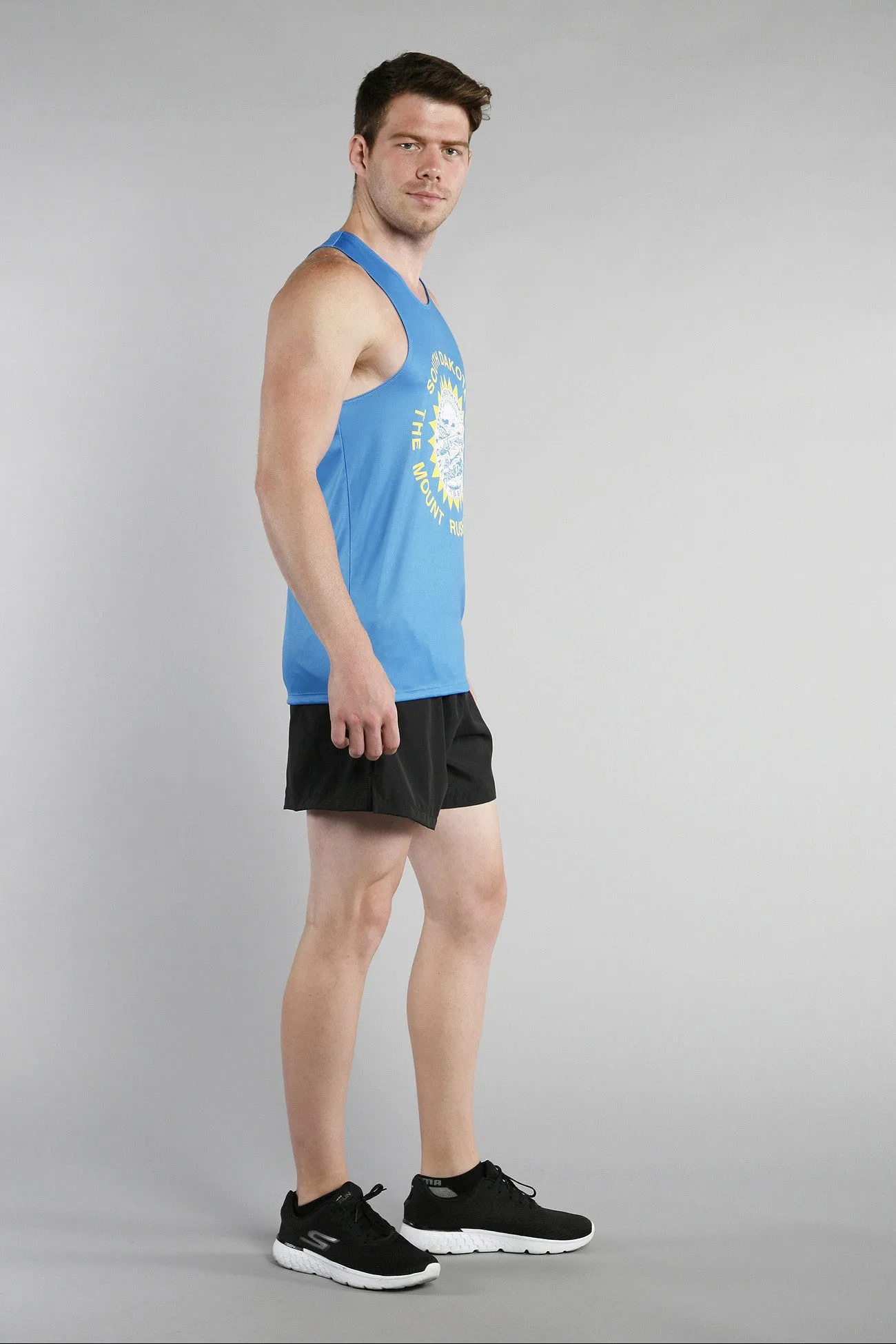 Men's Competitor Lite Printed Singlet [S-T] - South Dakota