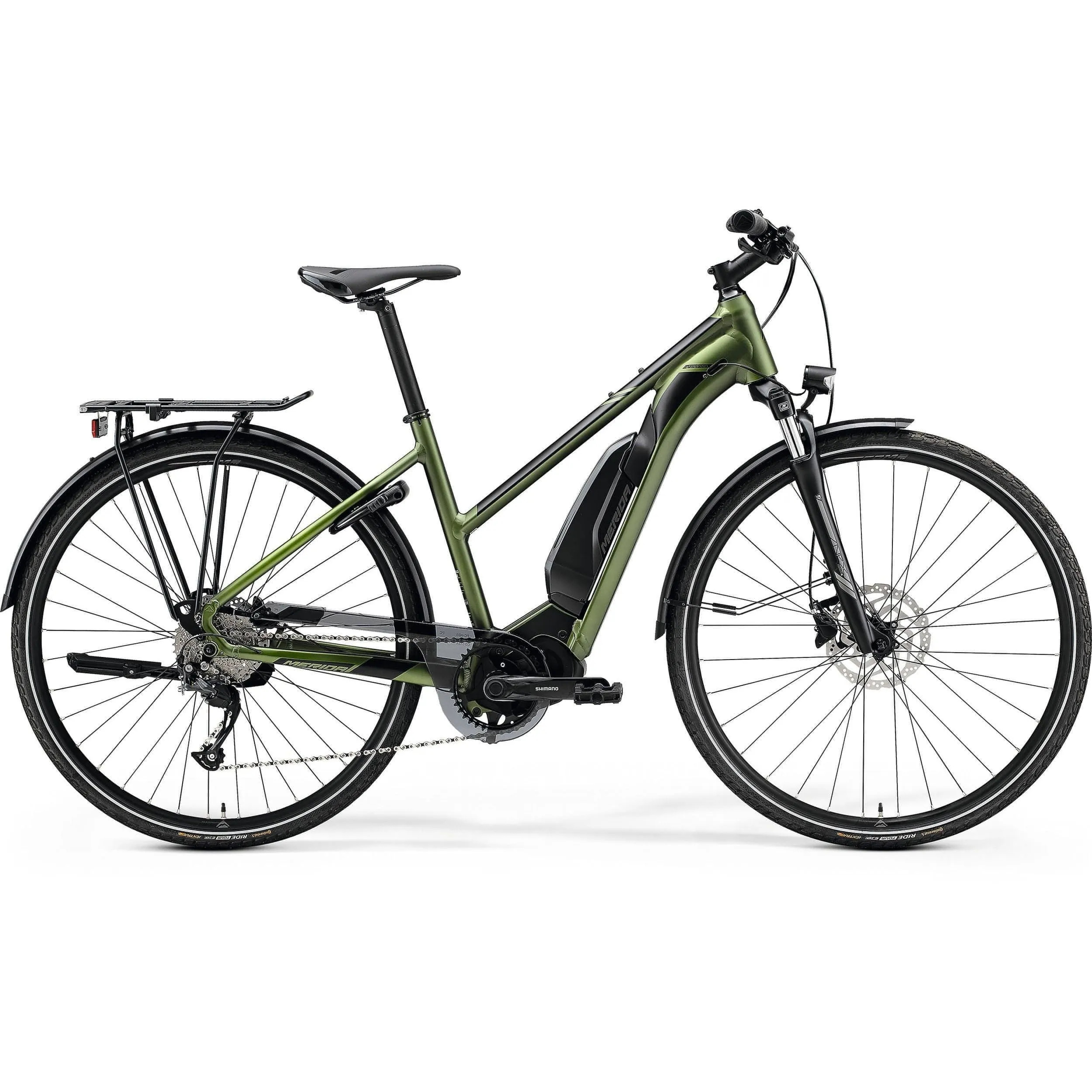 Merida eSpresso L 300SE EQ 418Wh Womens Electric Hybrid 2023 - Green